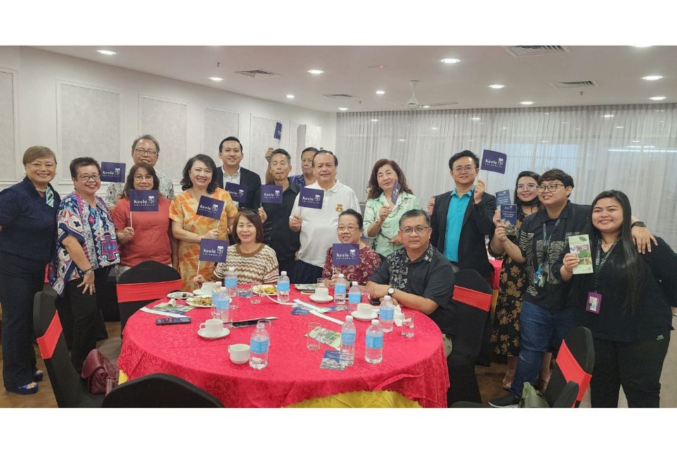 Alumni pictured at the Sabah Keele Day event